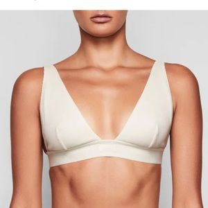 Skims Cotton Plunge Bralette